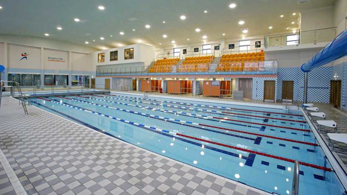 Swimming pool inside Glasgow Club Castlemilk 