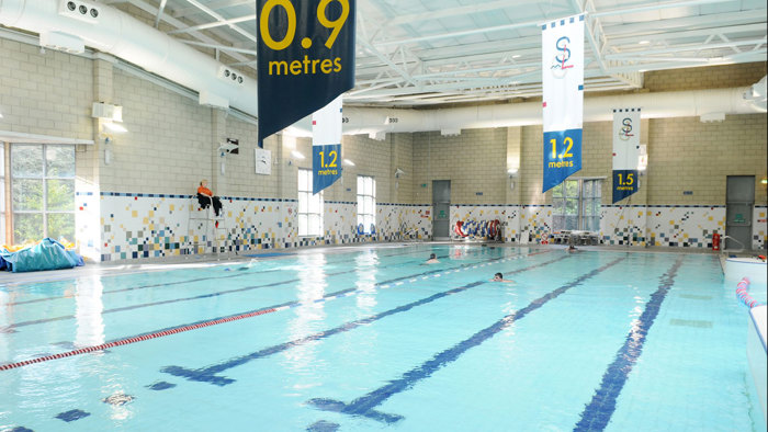 Swimming pool within Glasgow Club Springburn 