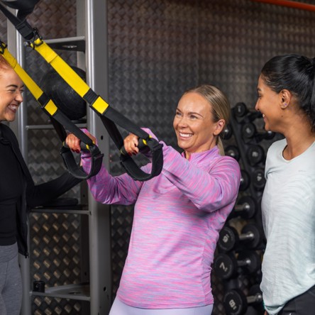 Glasgow Club members taking part in FT Fit Freetime