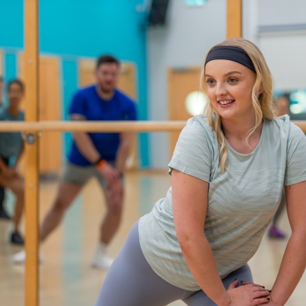 Glasgow Club members taking part in Body Jam class